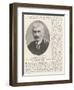 Major H J Goold-Adams, Administrator of Orange River Colony, Recently Inspected Refugee Camps-null-Framed Giclee Print