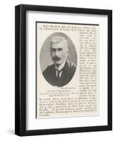 Major H J Goold-Adams, Administrator of Orange River Colony, Recently Inspected Refugee Camps-null-Framed Giclee Print