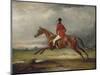 Major Healey, Wearing Raby Hunt Uniform, Riding with the Sedgefield Hunt-John Ferneley-Mounted Giclee Print