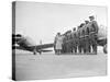 Major James Ellison Reviews First Class of Tuskegee Airmen-null-Stretched Canvas