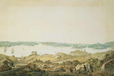 Part of the Harbour of Port Jackson and the Country Between Sydney and the Blue Mountains, New…