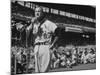 Major League Baseball Player, Stan Musial, Announcing His Retirement from Baseball-null-Mounted Premium Photographic Print