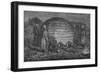 'Major Marter and his men guarding Cetewayo in the native Kraal', c1880-Unknown-Framed Giclee Print