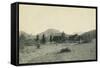 Major Pope M. D. With 11Th Inf. On March In Arizona In 1891-E.M. Jennings-Framed Stretched Canvas