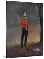 Major Sir Neil Campbell, 1819-Edouard Pingret-Stretched Canvas