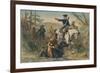 Major Washington on His Mission to the French Commander-null-Framed Giclee Print