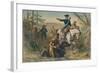 Major Washington on His Mission to the French Commander-null-Framed Giclee Print