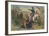 Major Washington on His Mission to the French Commander-null-Framed Giclee Print