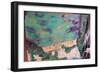 Majorca, Cala bay seaview and hotel-Cosima Duggal-Framed Giclee Print