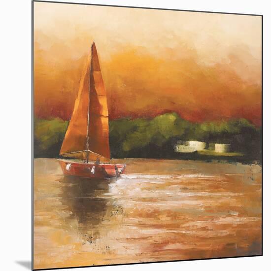 Majorcan Sail I-Adam Rogers-Mounted Art Print