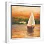 Majorcan Sail II-Adam Rogers-Framed Art Print