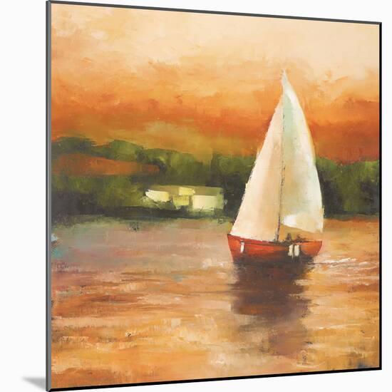 Majorcan Sail II-Adam Rogers-Mounted Art Print