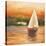 Majorcan Sail II-Adam Rogers-Stretched Canvas