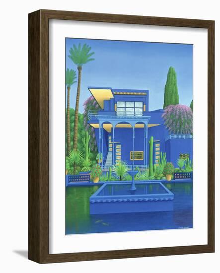 Majorelle Gardens, Marrakech, 1996-Larry Smart-Framed Giclee Print