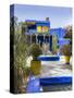 Majorelle Gardens, Marrakech, Morocco, North Africa, Africa-Charles Bowman-Stretched Canvas