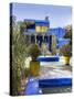 Majorelle Gardens, Marrakech, Morocco, North Africa, Africa-Charles Bowman-Stretched Canvas