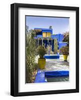 Majorelle Gardens, Marrakech, Morocco, North Africa, Africa-Charles Bowman-Framed Premium Photographic Print