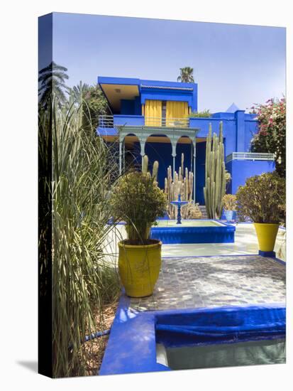 Majorelle Gardens, Marrakech, Morocco, North Africa, Africa-Charles Bowman-Stretched Canvas