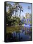 Majorelle Gardens, Marrakesh, Morocco, North Africa, Africa-Frank Fell-Framed Stretched Canvas