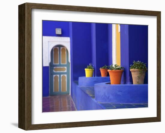 Majorelle Gardens, Marrakesh, Morocco, North Africa, Africa-Frank Fell-Framed Photographic Print