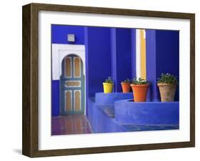 Majorelle Gardens, Marrakesh, Morocco, North Africa, Africa-Frank Fell-Framed Photographic Print