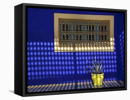 Majorelle Gardens, Marrakesh, Morocco, North Africa, Africa-Frank Fell-Framed Stretched Canvas