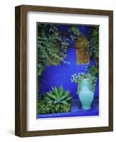 Majorelle Gardens, Marrakesh, Morocco, North Africa-Bruno Morandi-Framed Photographic Print