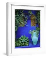 Majorelle Gardens, Marrakesh, Morocco, North Africa-Bruno Morandi-Framed Photographic Print