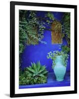 Majorelle Gardens, Marrakesh, Morocco, North Africa-Bruno Morandi-Framed Photographic Print