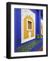 Majorelle Gardens, Marrakesh, Morocco, North Africa-Gavin Hellier-Framed Photographic Print