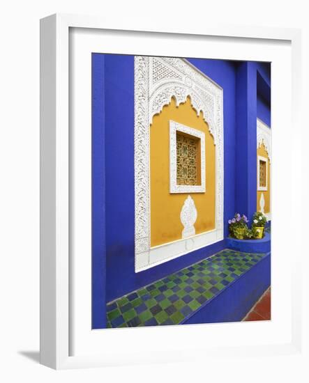 Majorelle Gardens, Marrakesh, Morocco, North Africa-Gavin Hellier-Framed Photographic Print