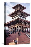 Maju Deval Temple, Durbar Square, UNESCO World Heritage Site, Kathmandu, Nepal, Asia-Andrew Taylor-Stretched Canvas