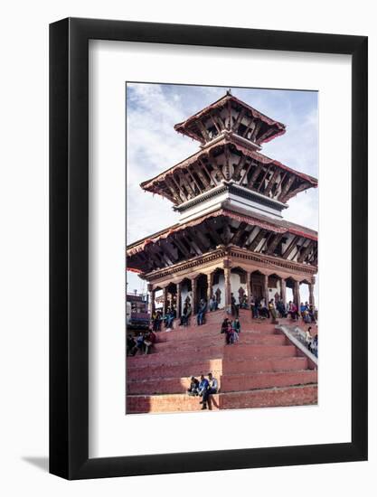 Maju Deval Temple, Durbar Square, UNESCO World Heritage Site, Kathmandu, Nepal, Asia-Andrew Taylor-Framed Photographic Print