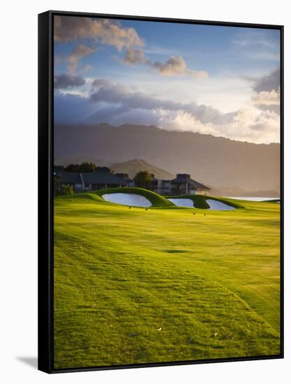 Makai Golf Course, Kauai, Hawaii, USA-Micah Wright-Framed Stretched Canvas