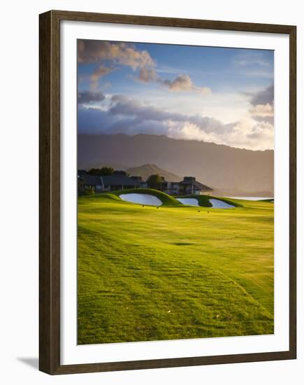 Makai Golf Course, Kauai, Hawaii, USA-Micah Wright-Framed Premium Photographic Print