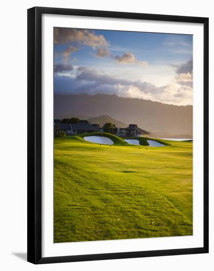 Makai Golf Course, Kauai, Hawaii, USA-Micah Wright-Framed Premium Photographic Print