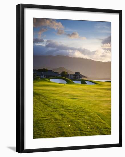 Makai Golf Course, Kauai, Hawaii, USA-Micah Wright-Framed Premium Photographic Print