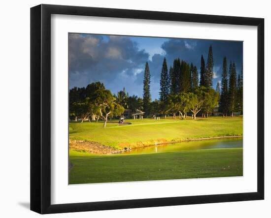 Makai Golf Course, Kauai, Hawaii, USA-Micah Wright-Framed Premium Photographic Print