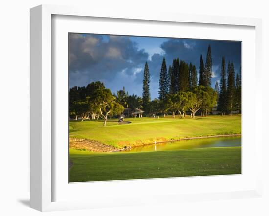 Makai Golf Course, Kauai, Hawaii, USA-Micah Wright-Framed Premium Photographic Print