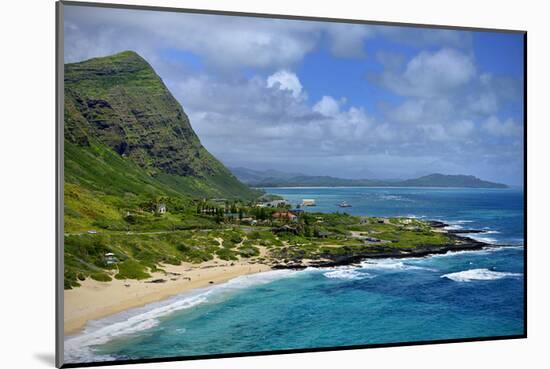 Makapuu Beach Park, Island of Oahu, Hawaii, USA-null-Mounted Art Print