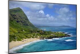 Makapuu Beach Park, Island of Oahu, Hawaii, USA-null-Mounted Art Print