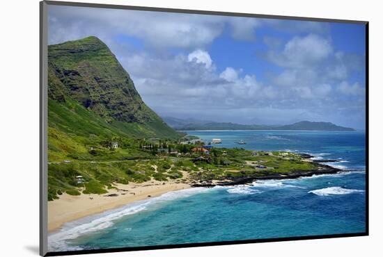 Makapuu Beach Park, Island of Oahu, Hawaii, USA-null-Mounted Art Print