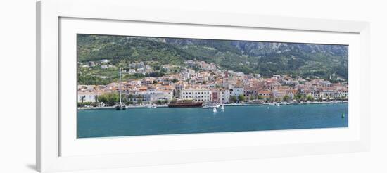 Makarska, Biokovo Mountain, Makarska Riviera, Dalmatia, Croatia, Europe-Markus Lange-Framed Photographic Print