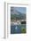 Makarska Harbour with Yacht and Mountains Behind, Dalmatian Coast, Croatia, Europe-John Miller-Framed Photographic Print