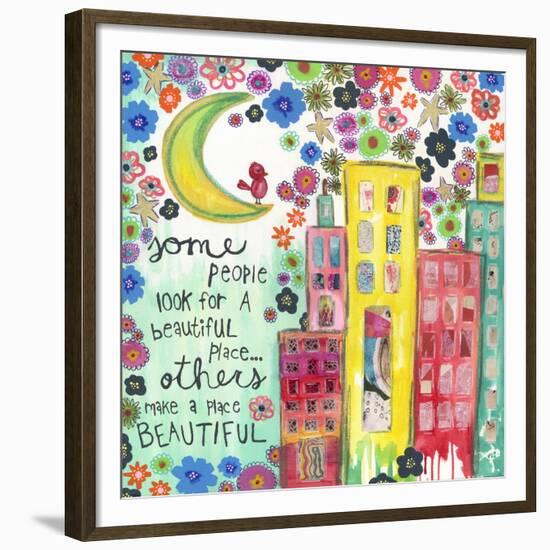 Make a Place Beautiful-Jennifer McCully-Framed Giclee Print