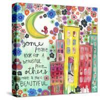 Make a Place Beautiful-Jennifer McCully-Stretched Canvas