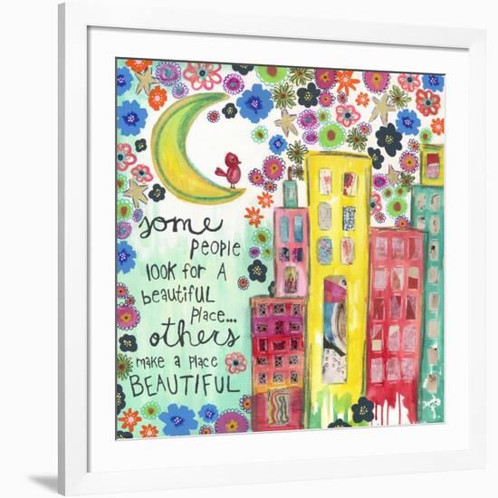 Make a Place Beautiful-Jennifer McCully-Framed Giclee Print