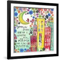 Make a Place Beautiful-Jennifer McCully-Framed Giclee Print