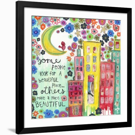 Make a Place Beautiful-Jennifer McCully-Framed Giclee Print