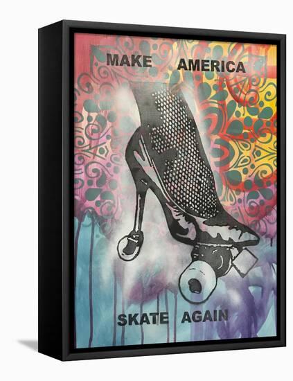 Make America Skate Again-Dean Russo-Framed Stretched Canvas